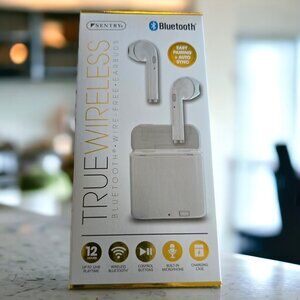 NIB SENTRY Bluetooth Wireless Earbuds in White